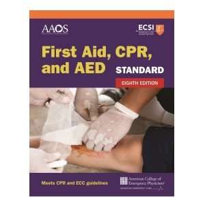 Standard First Aid, CPR and AED Book | Emergency Medical Training
